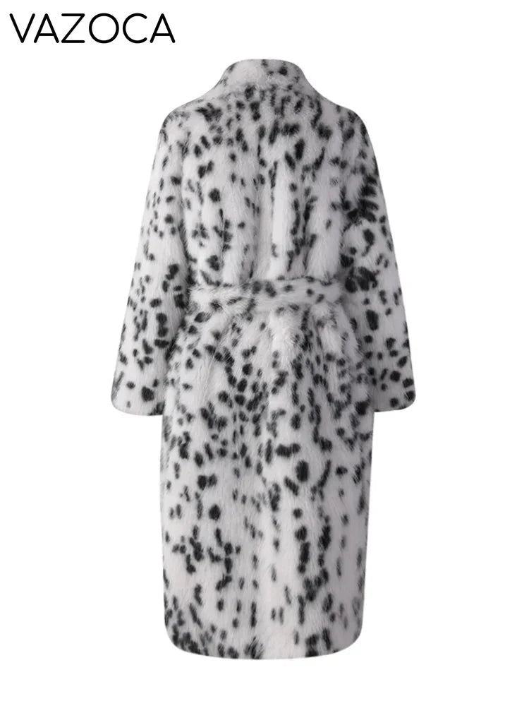 Opulent Fur Plush Coat