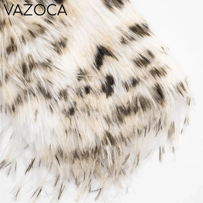 Leopard Fur Plush Coat