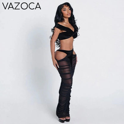 Velvet Mesh Cutout Set