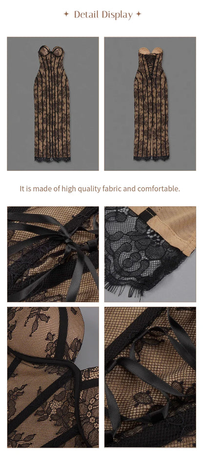 Kerry Corset Bustier Maxi Dress