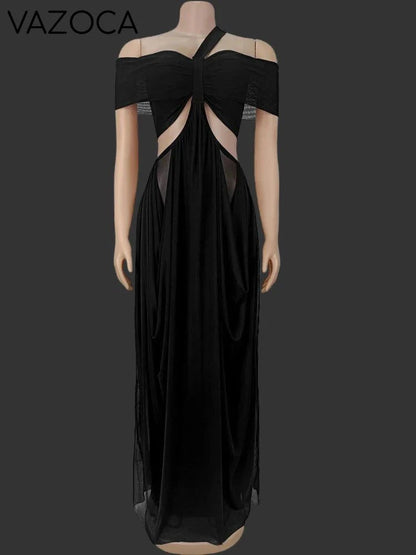 Lona Ruched Maxi Dress