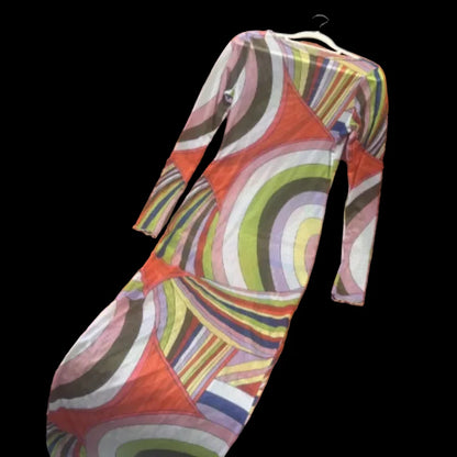 Marian Sheer Mesh Maxi Dress