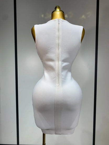 Merynda Sequin Bandage Mini Dress