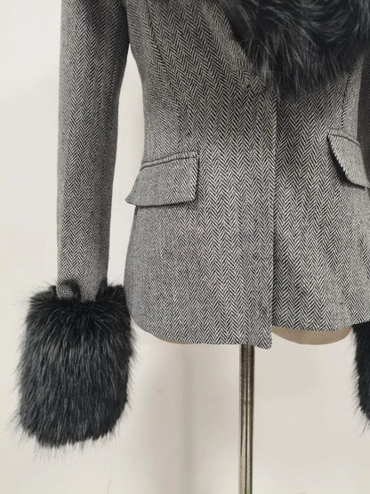 Margarete Fur Blazer