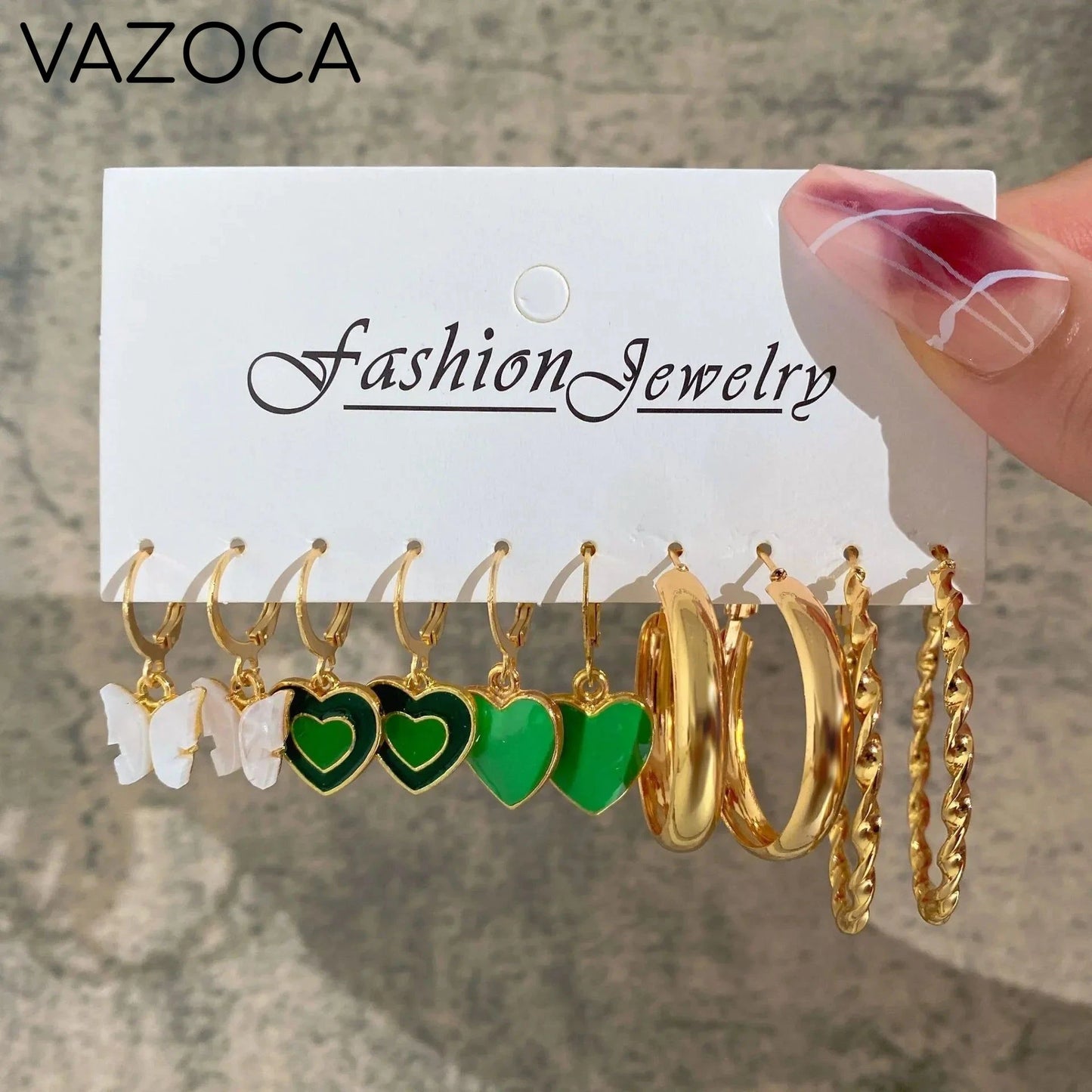 Bohemia Vintage Hoop Earring Set
