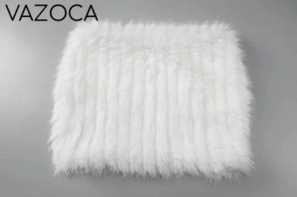 Taylor Fur Mini Skirt Set