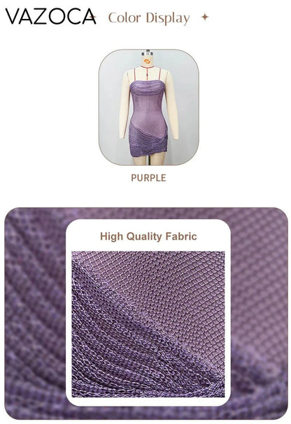 Sparkle Lavender Sequin Mini Dress