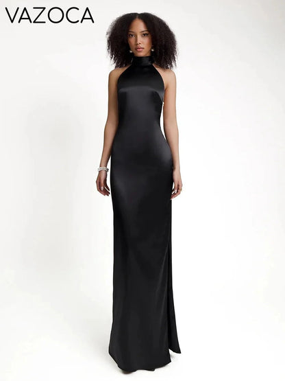 Pearl Backless Maxi Dress