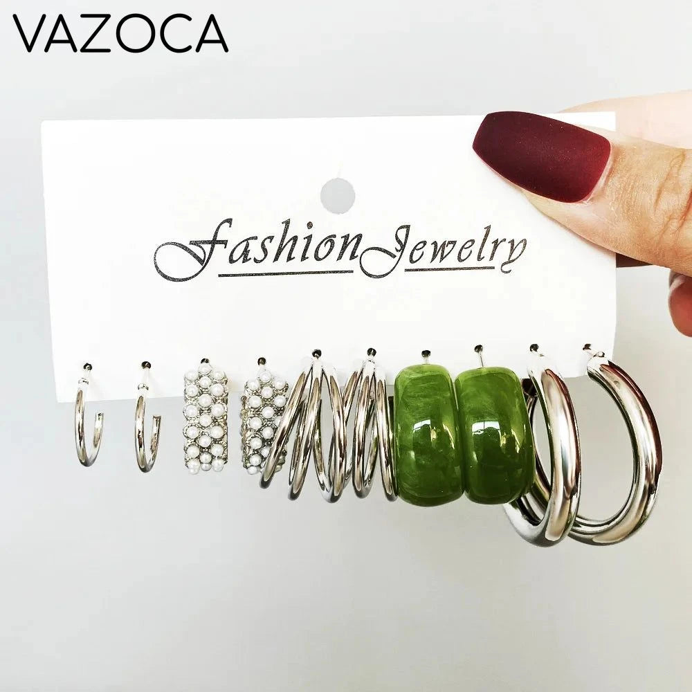 Bohemia Vintage Hoop Earring Set AY 5387525