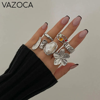 6pcs Elegant Rings