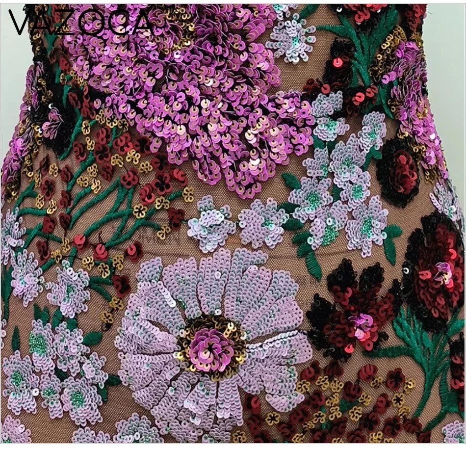 Sequined Cocktail Party Dress