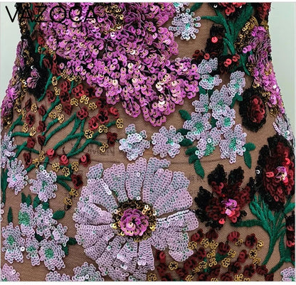 Sequined Cocktail Party Dress