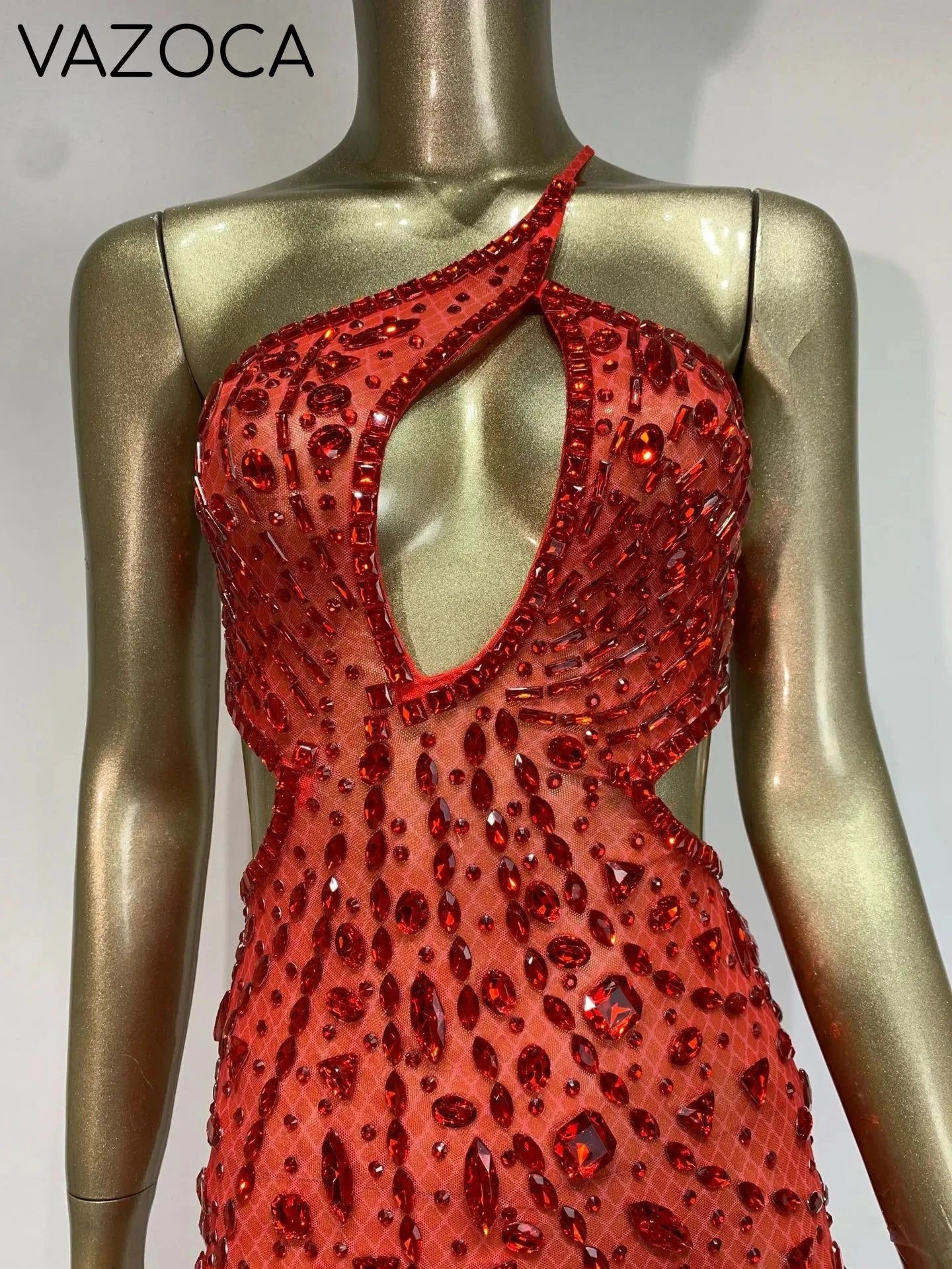 Anaya Mesh Sequins Mini Dress