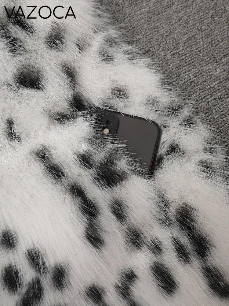 Opulent Fur Plush Coat