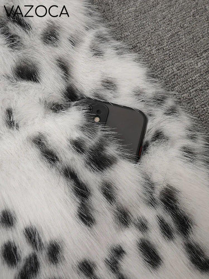 Opulent Fur Plush Coat
