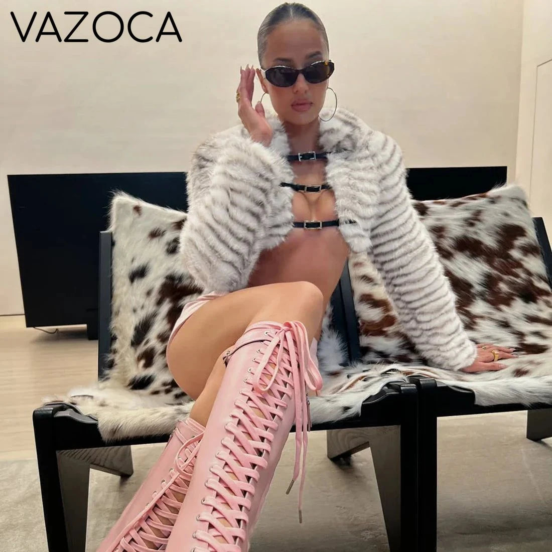 Fierce Frost Faux Fur Jacket