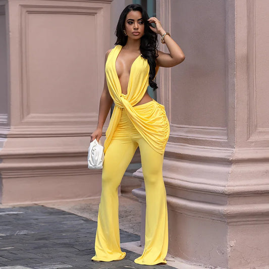Clara Ruched Jumpsuit
