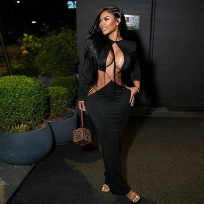 Allure Cut Out Maxi Dress