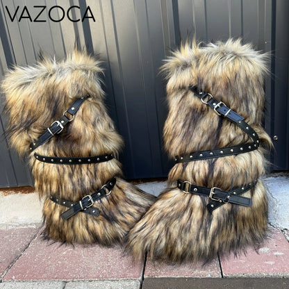 Plush Furry Boots
