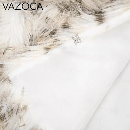 Leopard Fur Plush Coat