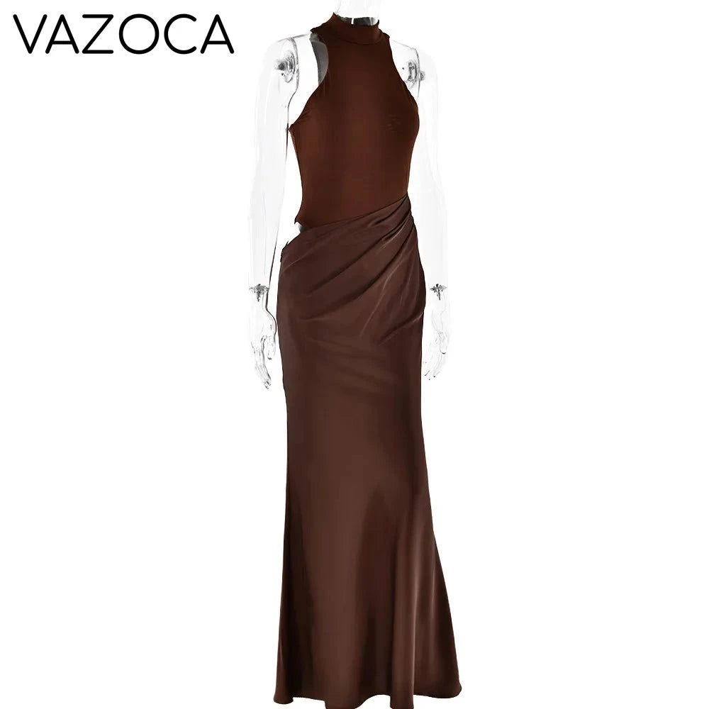 Kassi Turtleneck Maxi Dress