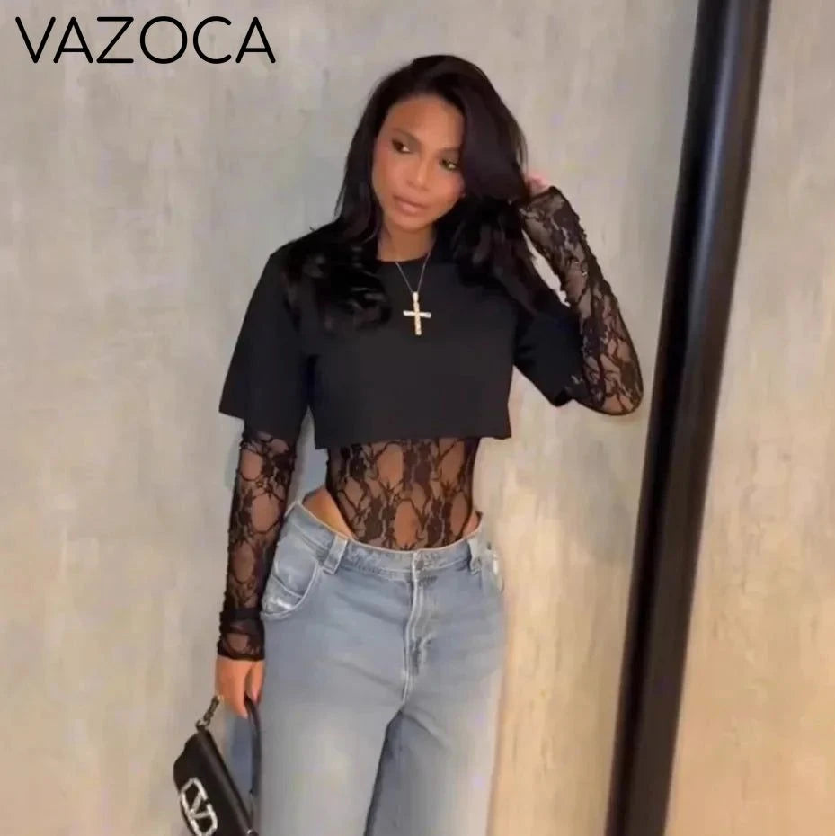 Luxe Illusion Lace Bodysuit