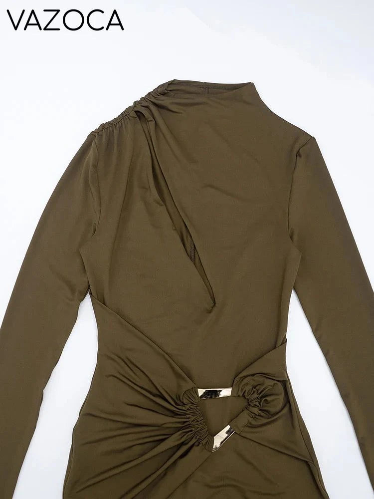 Anila Ruched Mini Dress