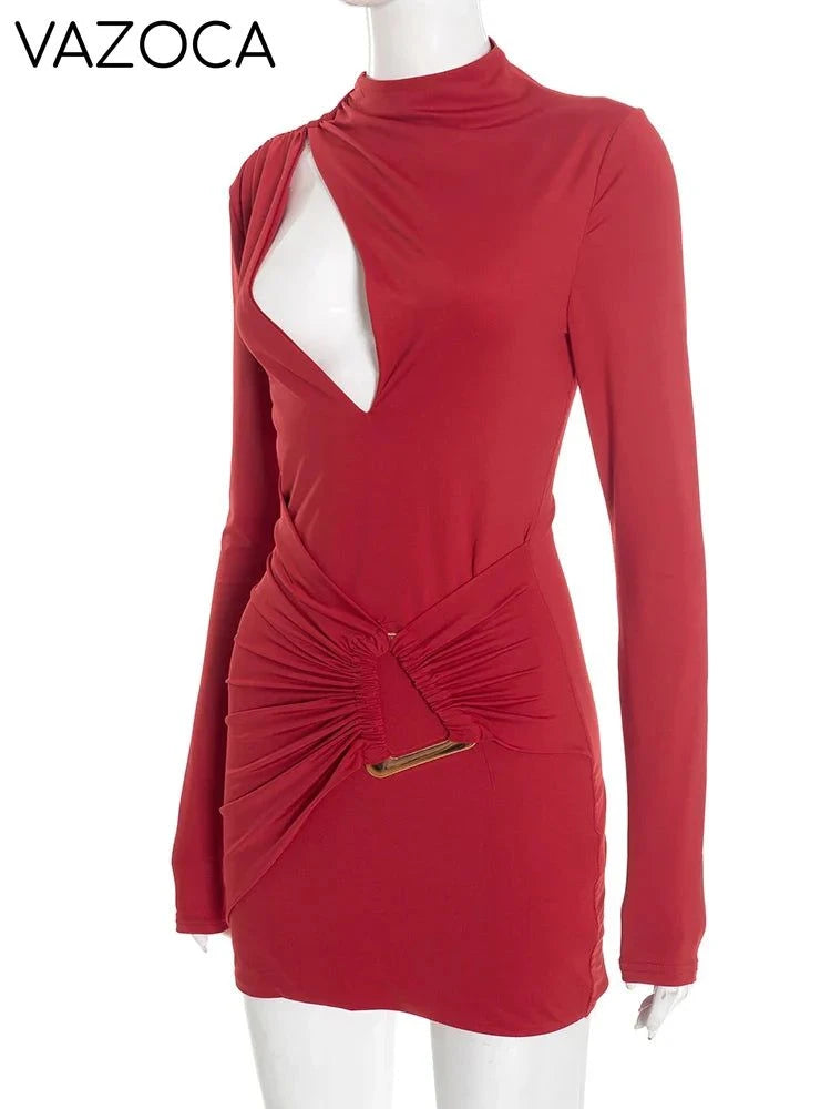 Anila Ruched Mini Dress