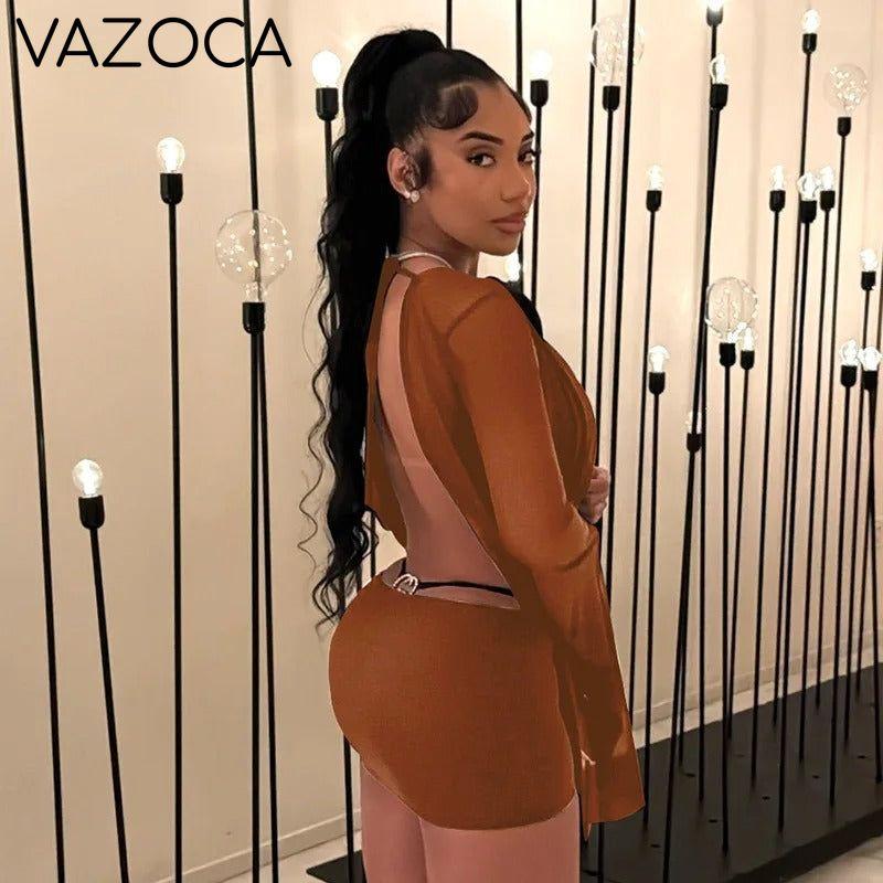 Draped Vacation Mini Dress