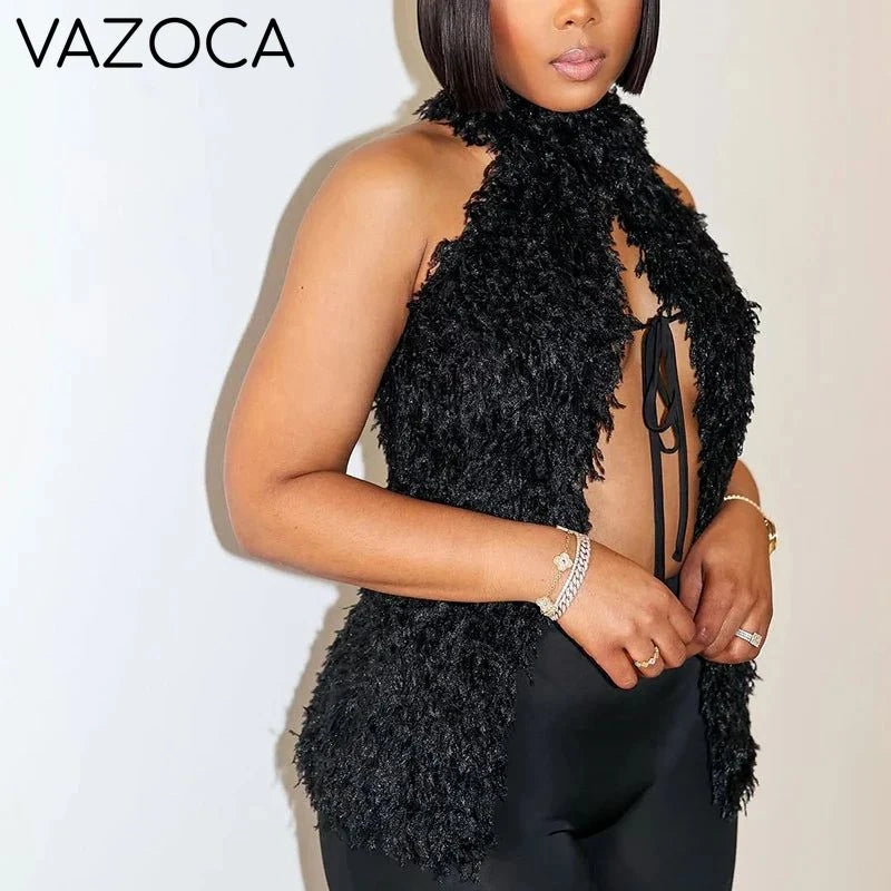 Midnight Fuzzy Velvet Set