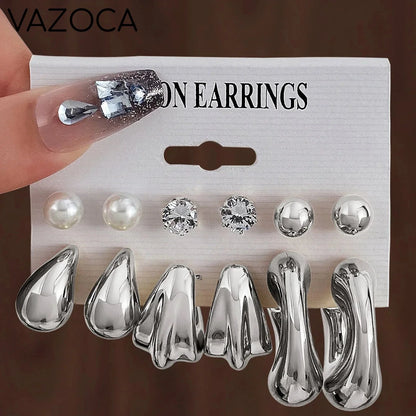 12Pcs Vintage Earrings Set