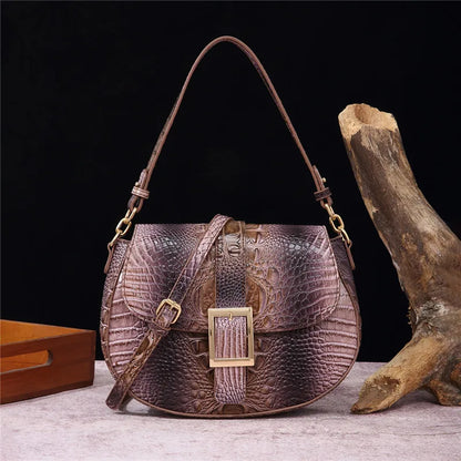Reptile Pattern Crossbody Bag