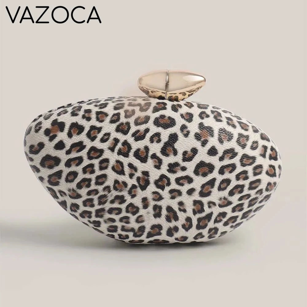 Shell Pearl Marble Clutch Purse