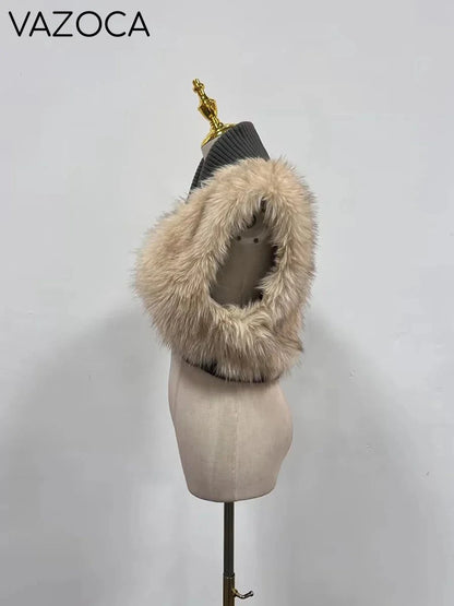 Fur Luxurious Crop Vest