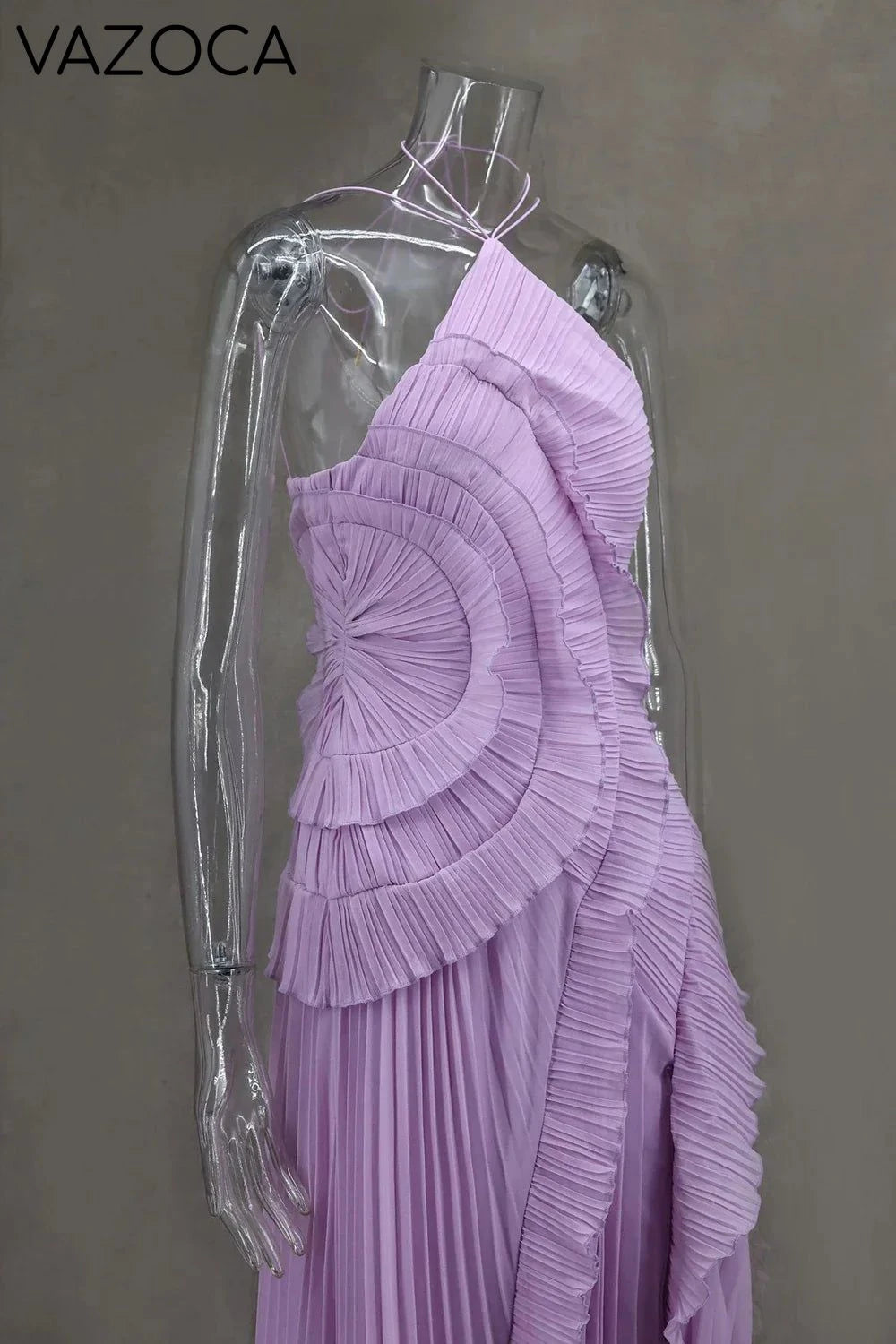 Kelsi Chiffon Ruffle Maxi Dress