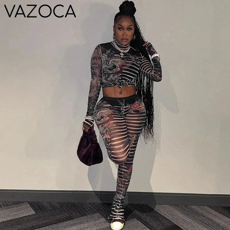 Aesthetic Mesh Lines Set