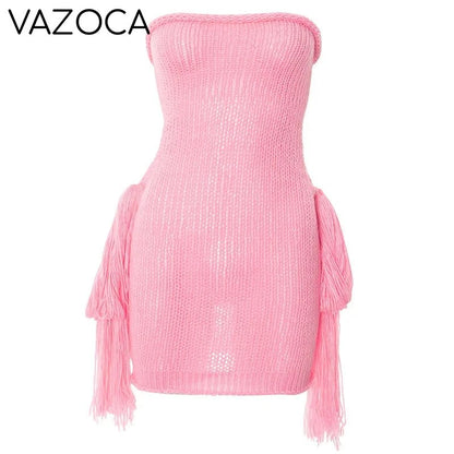 Ruth Crochet Mini Dress