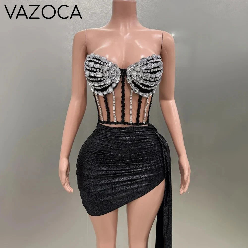 A Star Strapless Skirt Set