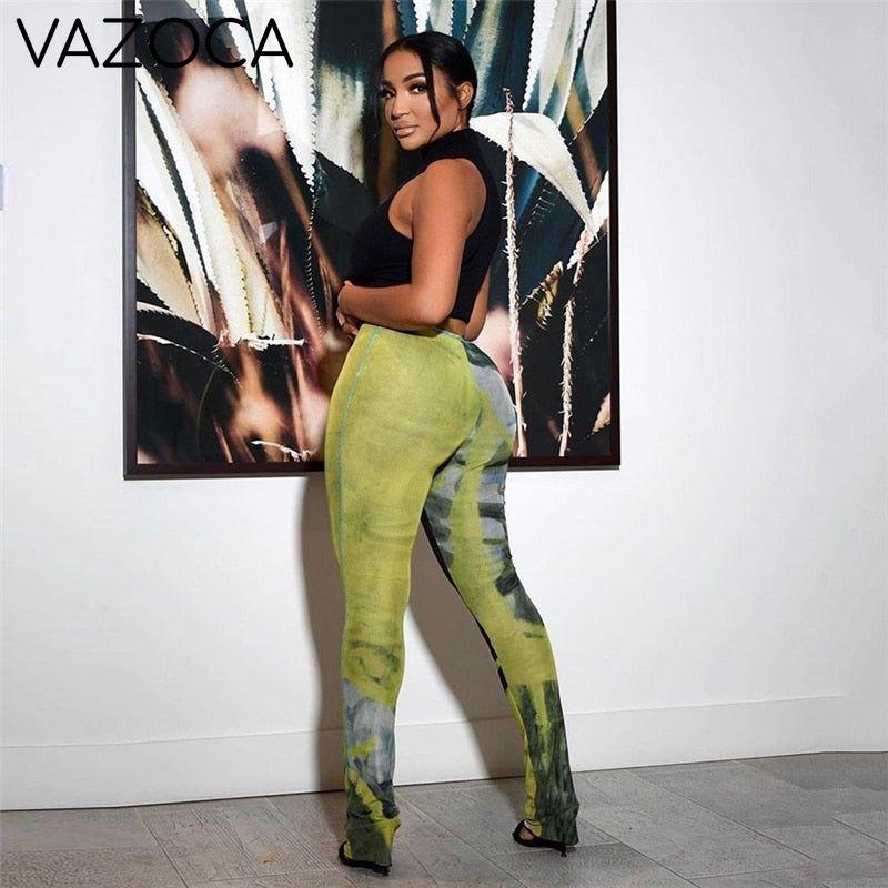 Mesh See Through Forest Pants