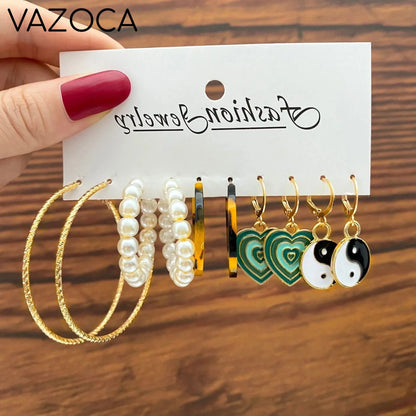 Bohemia Vintage Hoop Earring Set
