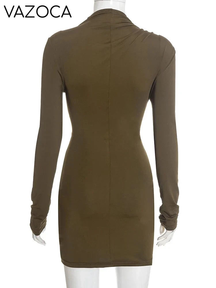 Anila Ruched Mini Dress