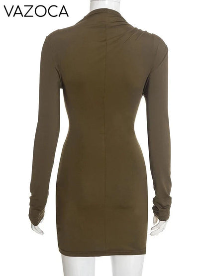 Anila Ruched Mini Dress