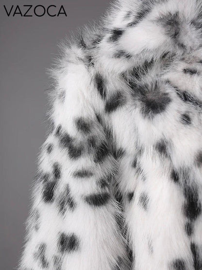 Opulent Fur Plush Coat