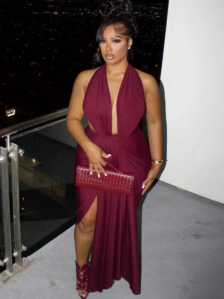 Gigi V-Neck Bodycon Dress