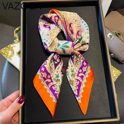 Houndstooth Printed Vintage Headscarf 12 68X68CM