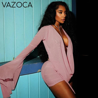 Draped Vacation Mini Dress