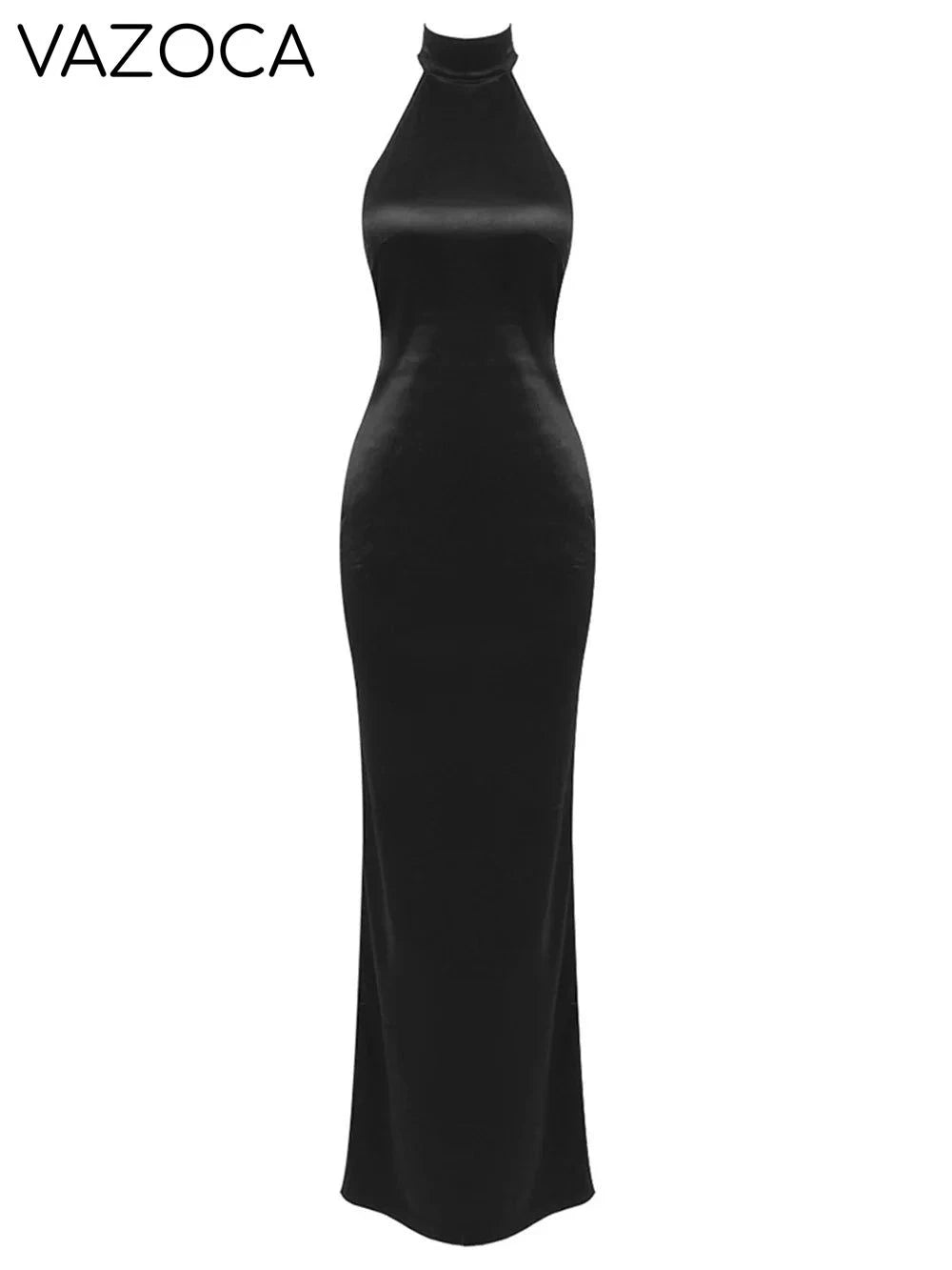 Pearl Backless Maxi Dress