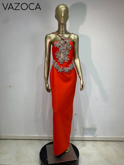 Anita Bodycon Bandage Maxi Dress