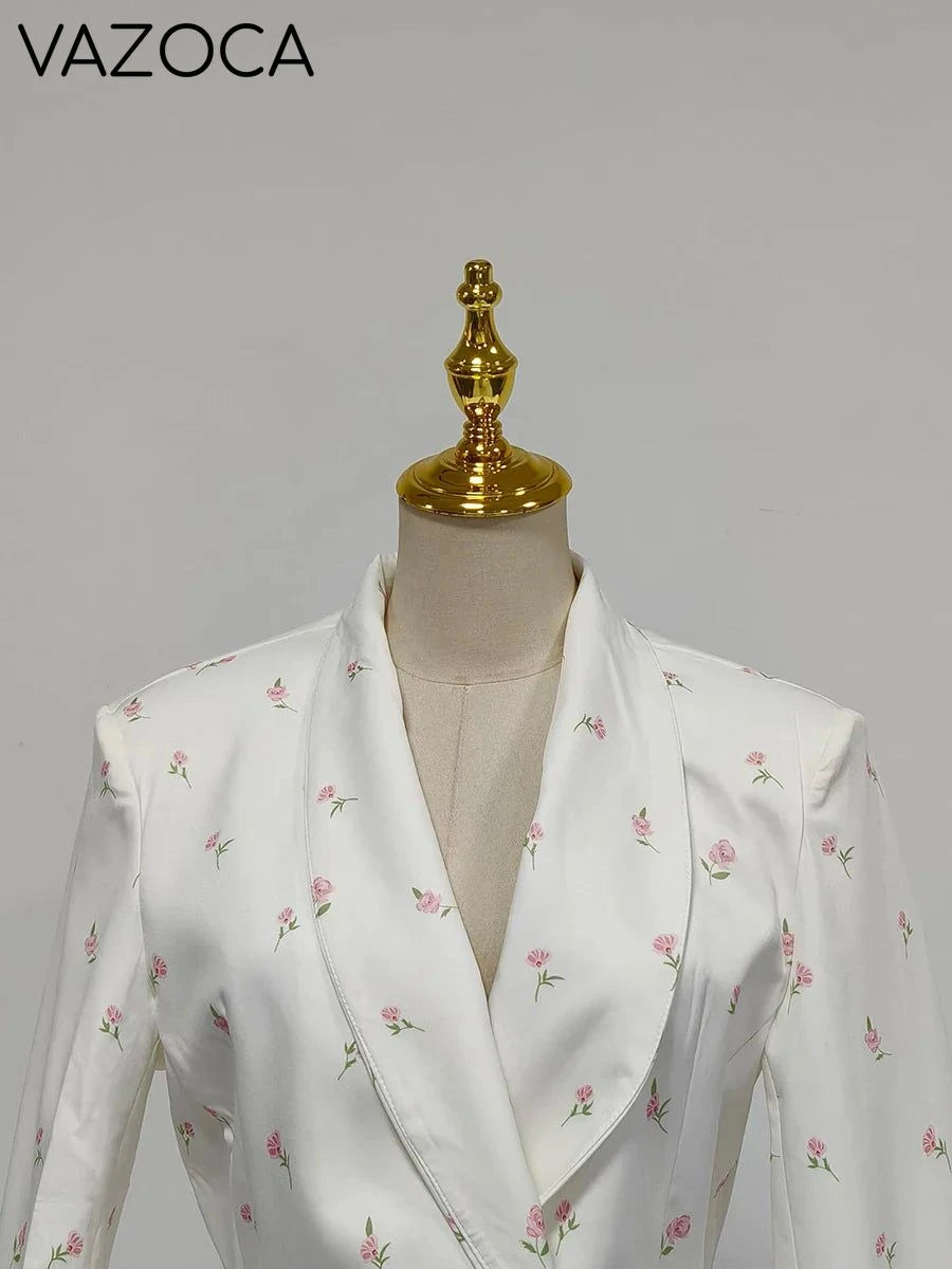 Floral Blazer Dress