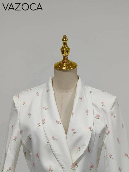 Floral Blazer Dress